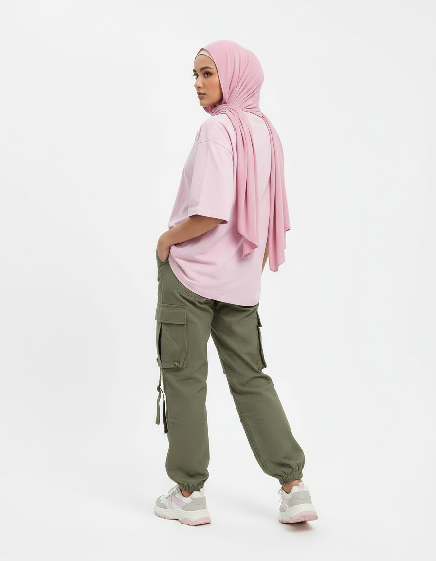 female Oversized Standard T-Shirt - VORTLEX CORE