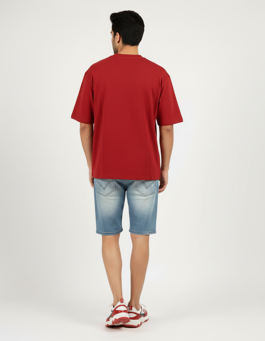 male Oversized Classic T-Shirt - VORTLEX CORE