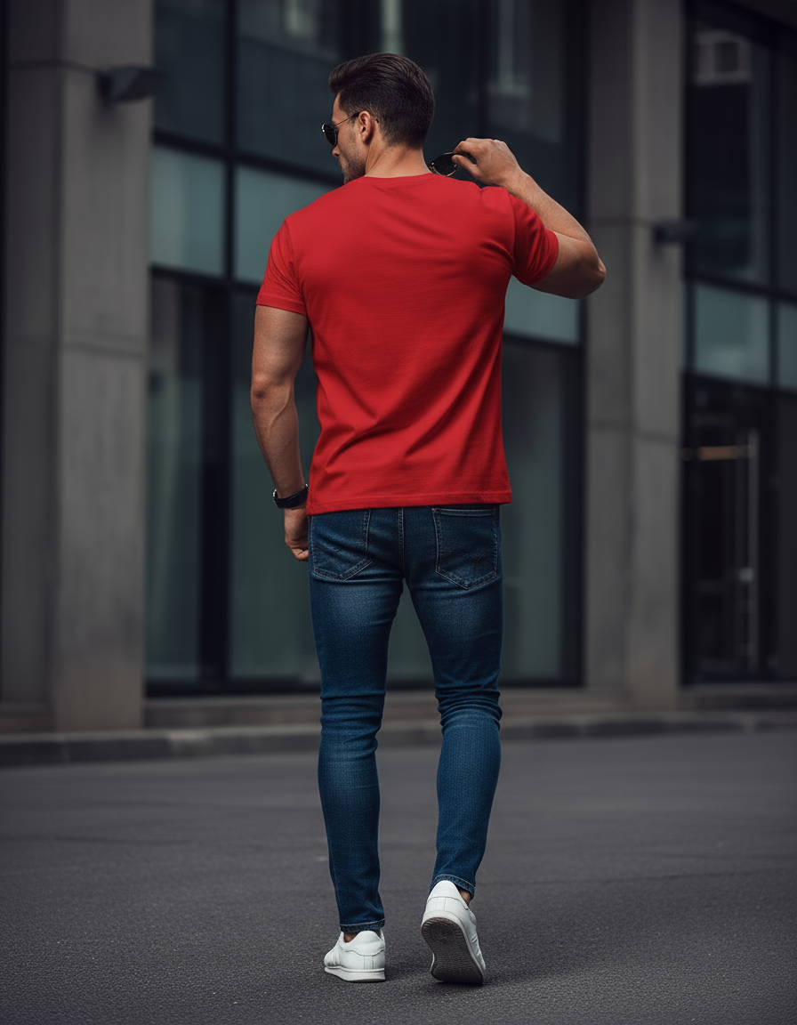 MALE Classic Crew T-Shirt - VORTLEX CORE