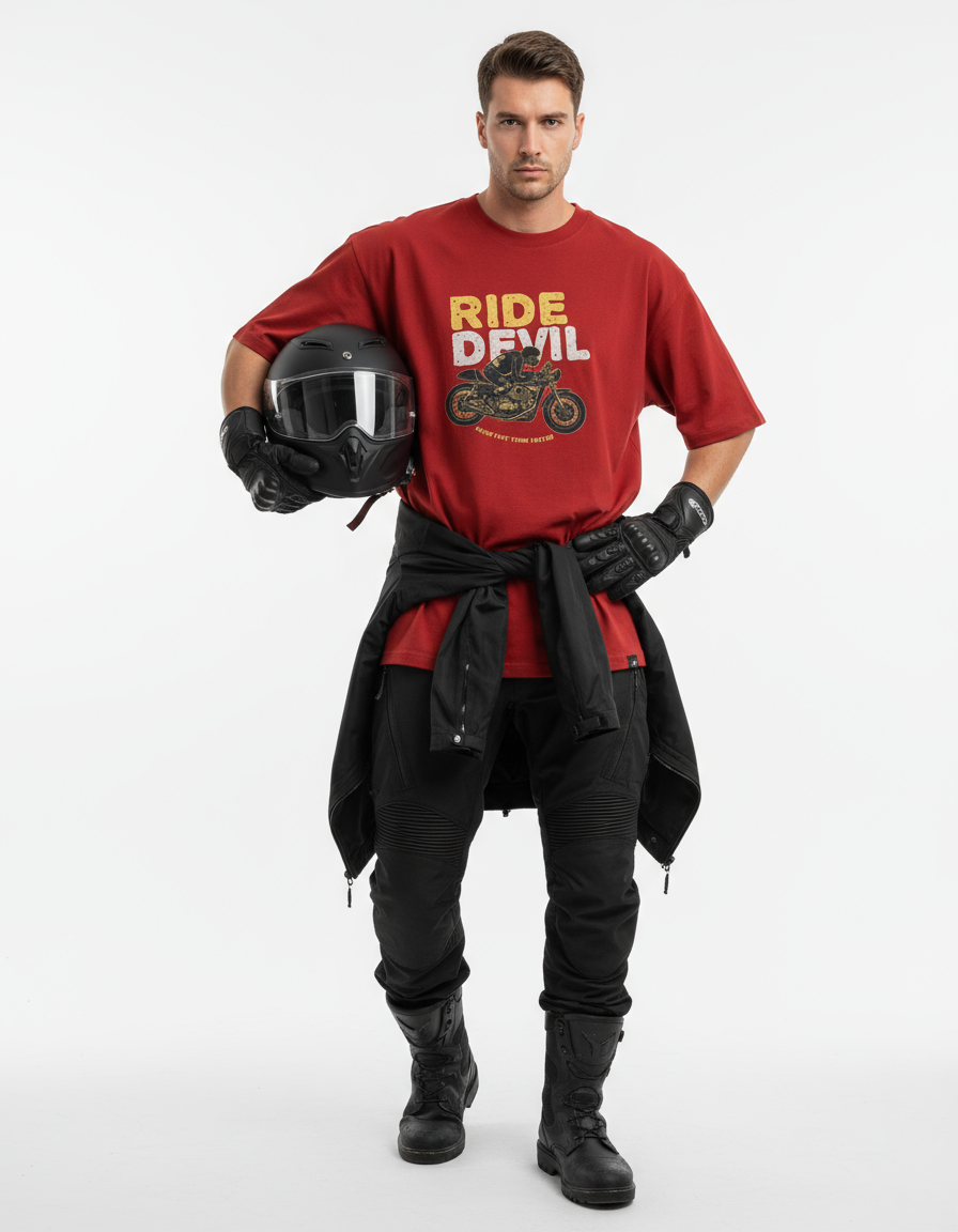 male Oversized Classic T-Shirt - VORTLEX CORE