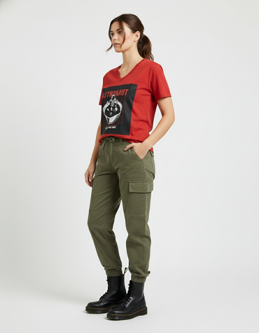 female V Neck T-Shirt