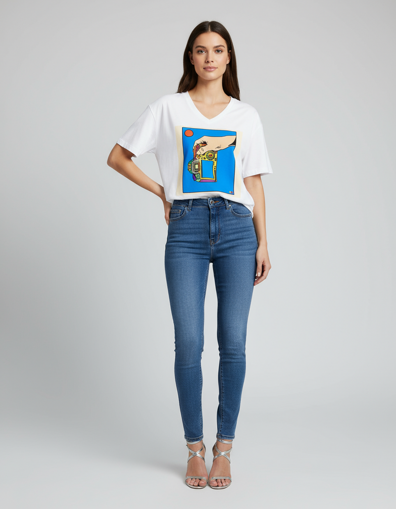 female V Neck T-Shirt