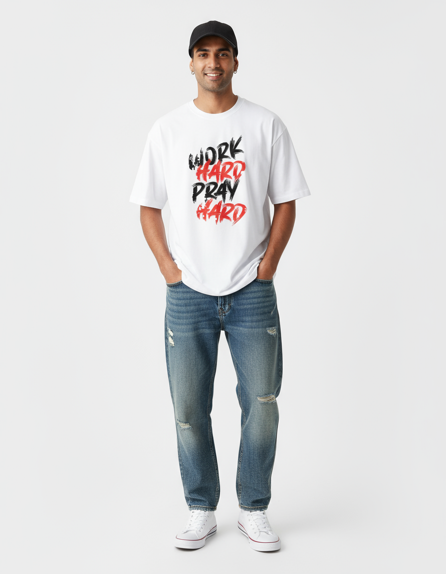 MALE Oversized Standard T-Shirt - VORTLEX CORE