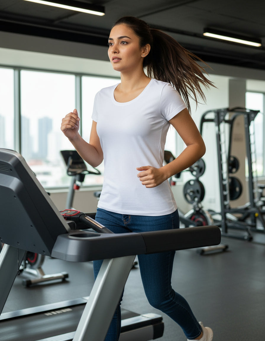 joggers and women classic t shirt combo - VORTLEX CORE