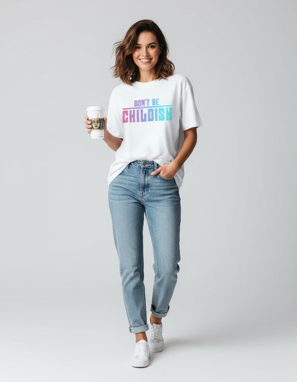 female Oversized Classic T-Shirt - VORTLEX CORE