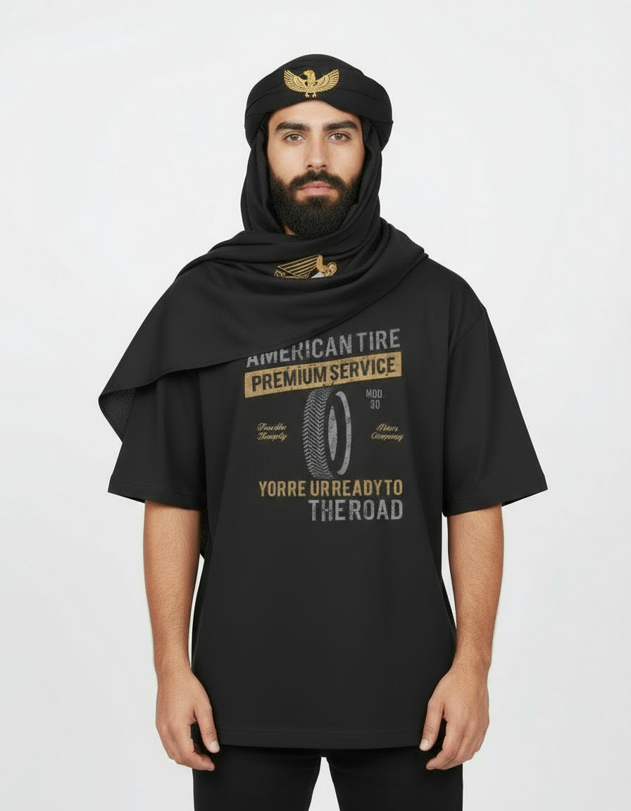 male Oversized Standard T-Shirt - VORTLEX CORE