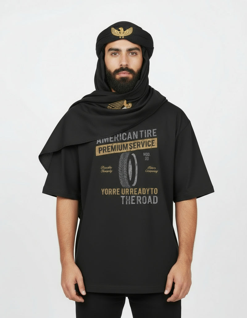 male Oversized Standard T-Shirt - VORTLEX CORE