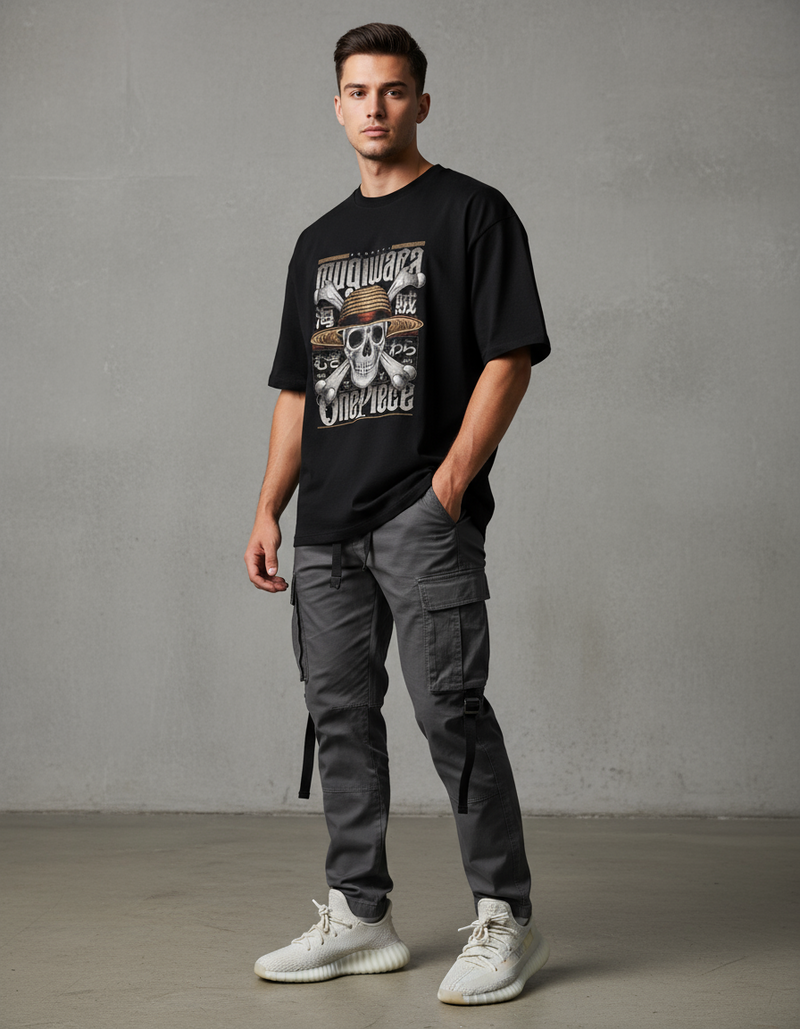 male Oversized Standard T-Shirt - VORTLEX CORE