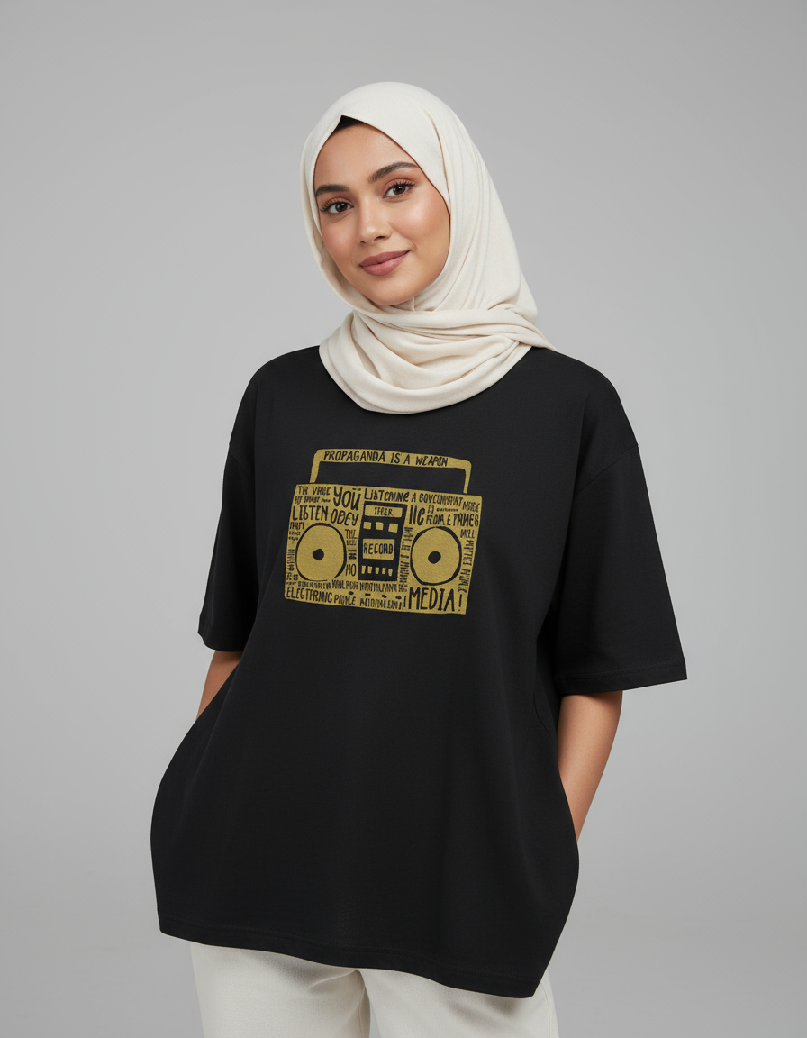 female Oversized Standard T-Shirt - VORTLEX CORE