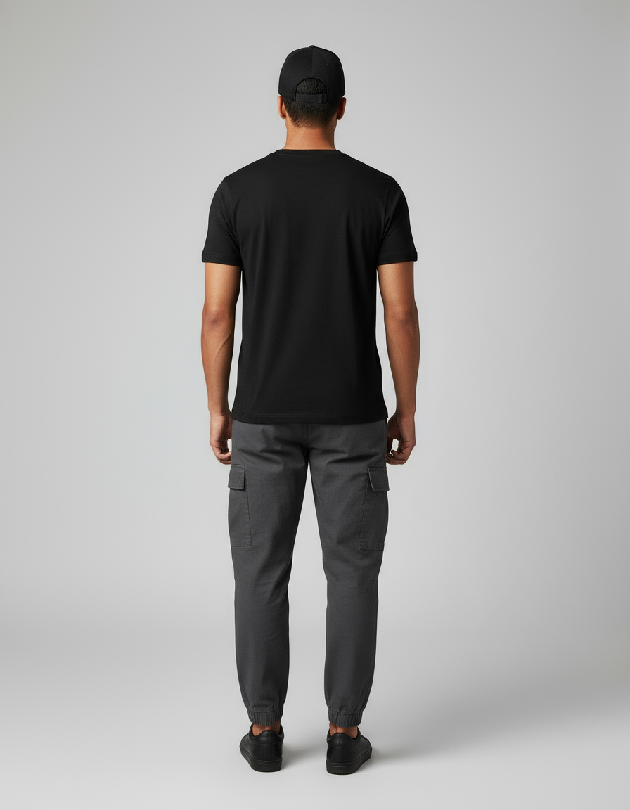 male V Neck T-Shirt - VORTLEX CORE