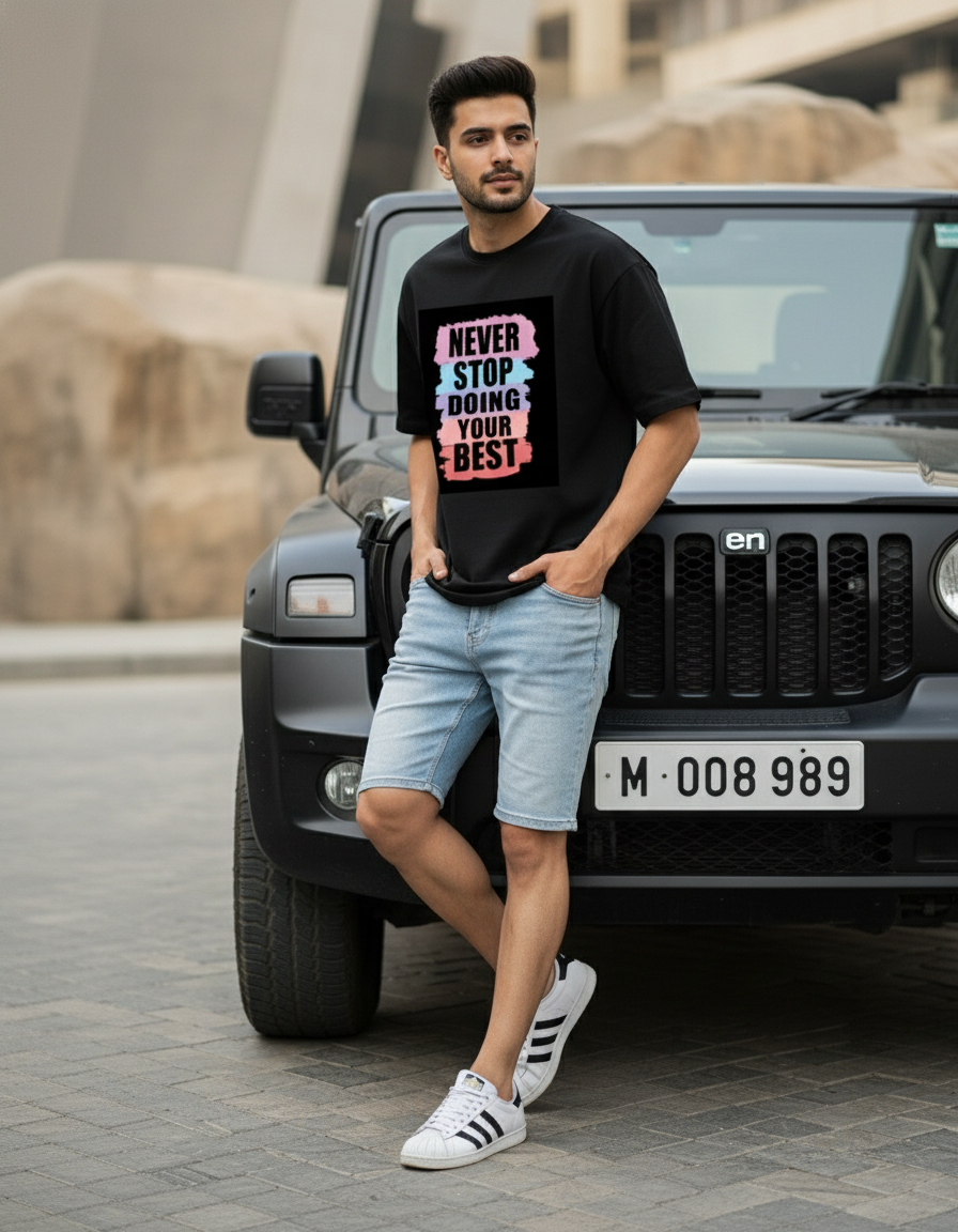 male Basic T-Shirt - VORTLEX CORE