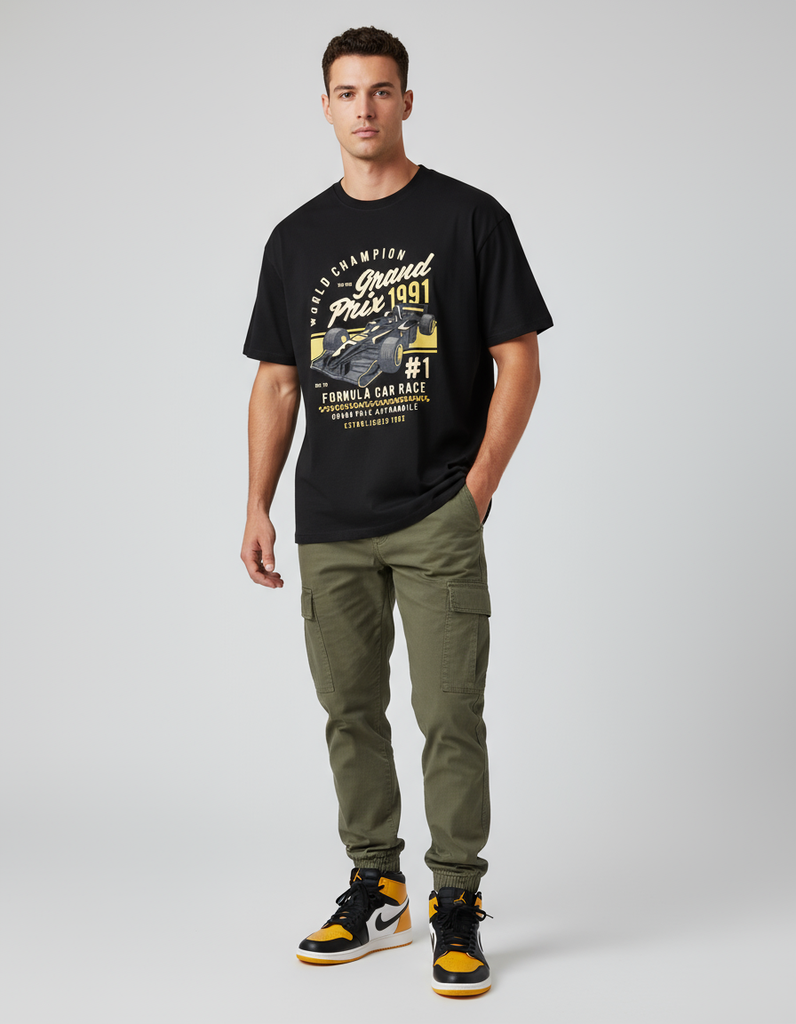 MALE  Classic Crew T-Shirt - VORTLEX CORE