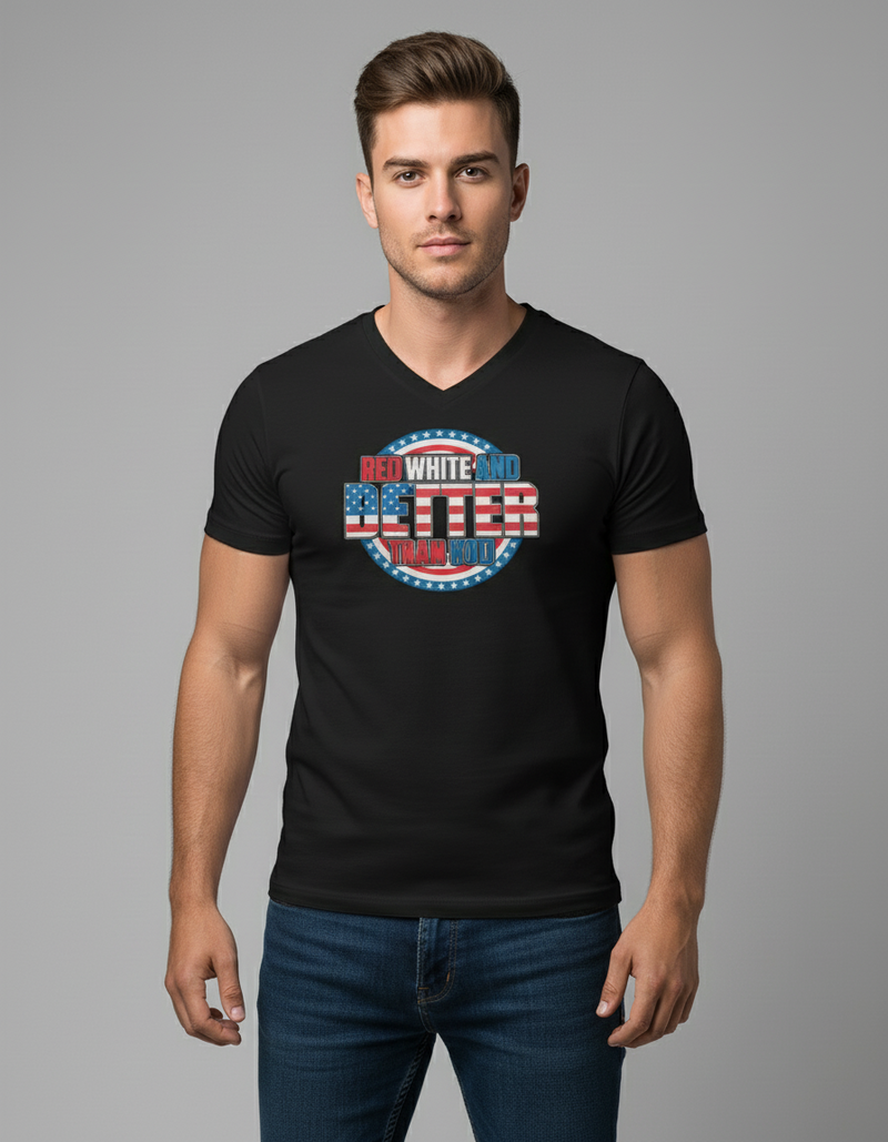 male V Neck T-Shirt
