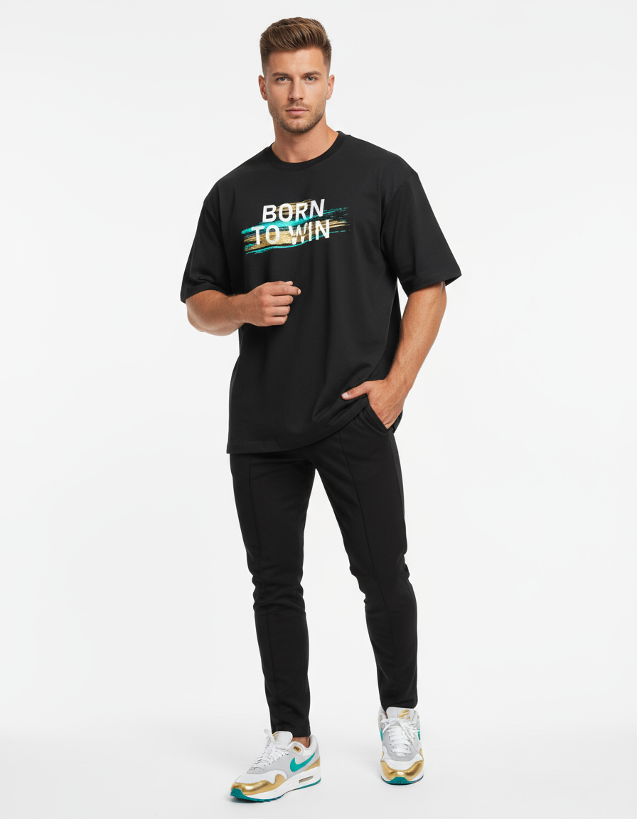 MALE Oversized Standard T-Shirt - VORTLEX CORE