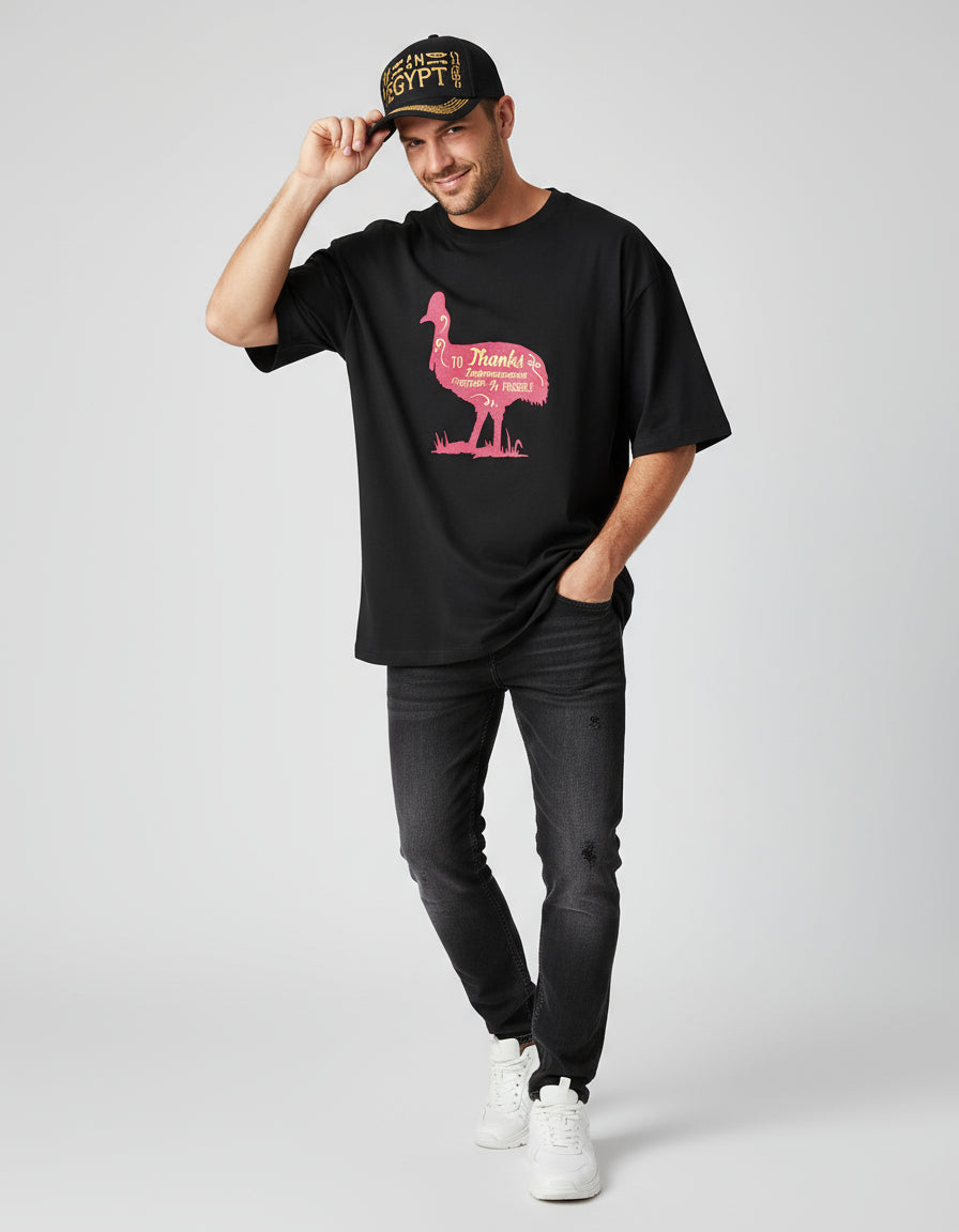 male Oversized Standard T-Shirt - VORTLEX CORE