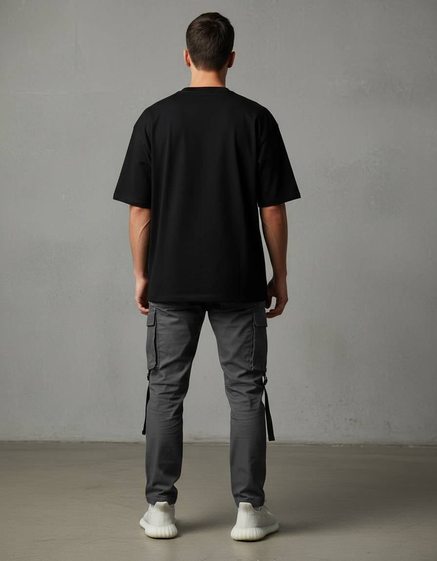 male Oversized Standard T-Shirt - VORTLEX CORE