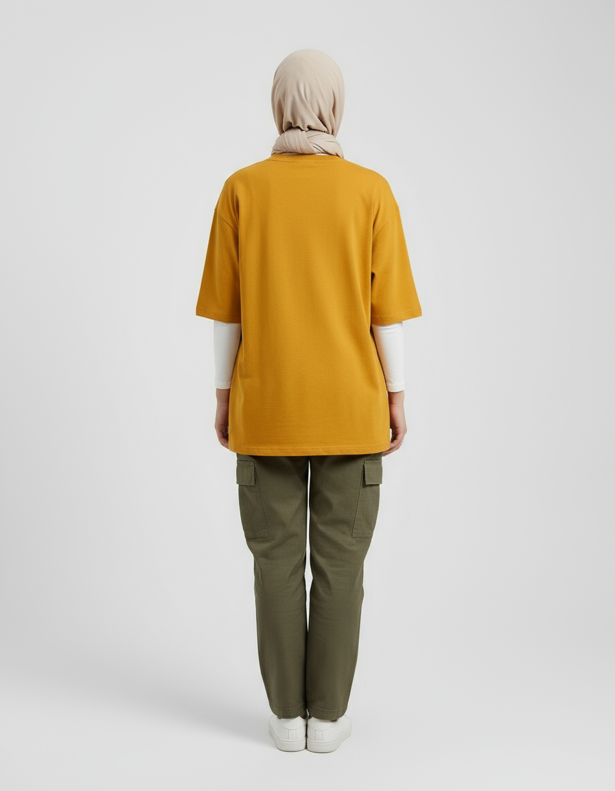 female Oversized Classic T-Shirt - VORTLEX CORE