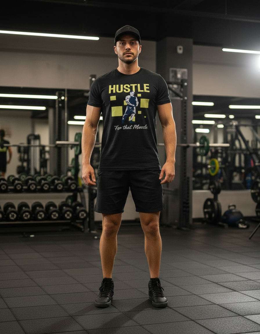 MALE Classic Crew T-Shirt - VORTLEX CORE