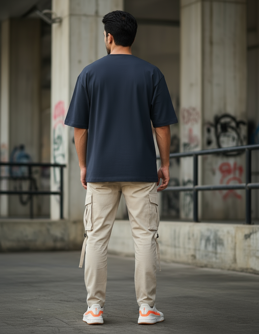 MALE Oversized Standard T-Shirt - VORTLEX CORE