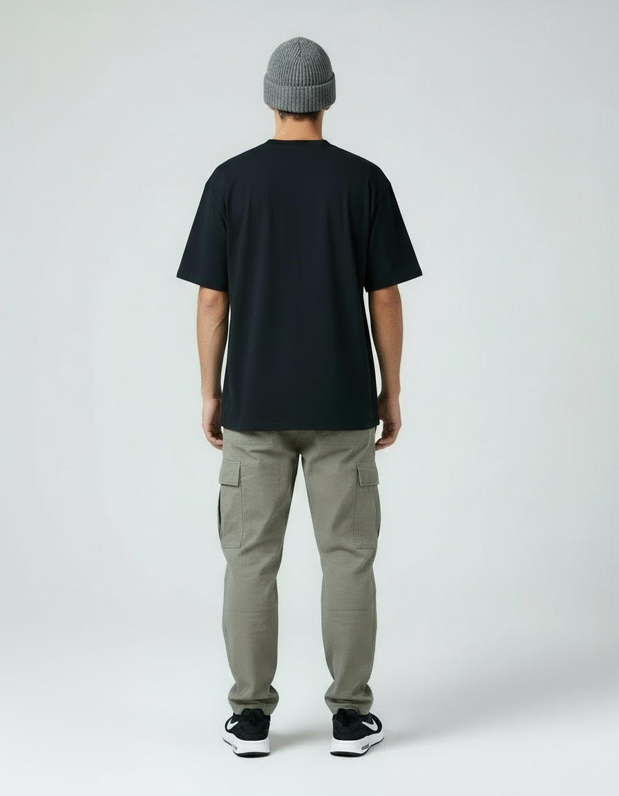 male Oversized Classic T-Shirt - VORTLEX CORE