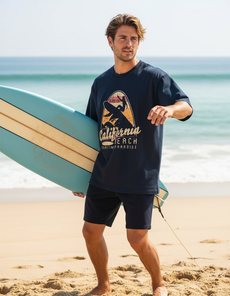 male Oversized Classic T-Shirt - VORTLEX CORE