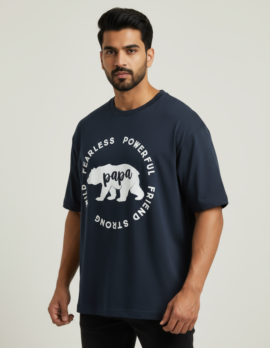 male Oversized Standard T-Shirt - VORTLEX CORE