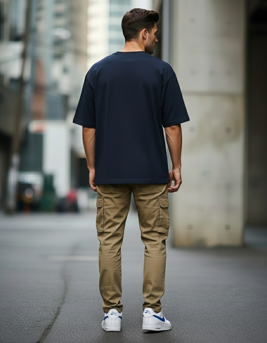 male Oversized Standard T-Shirt - VORTLEX CORE