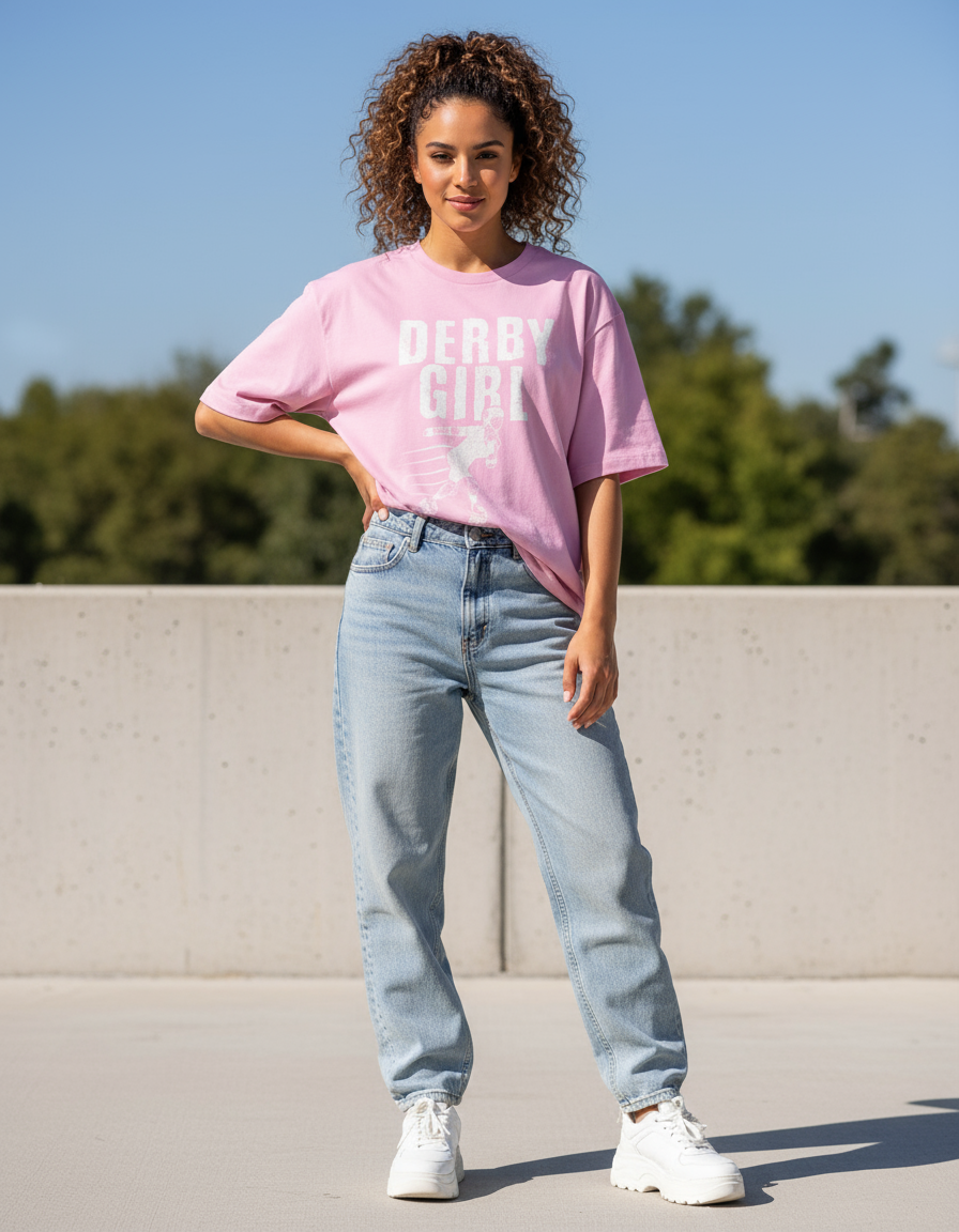 female Oversized Standard T-Shirt - VORTLEX CORE