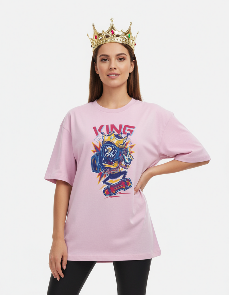 FEMALE Oversized Standard T-Shirt - VORTLEX CORE