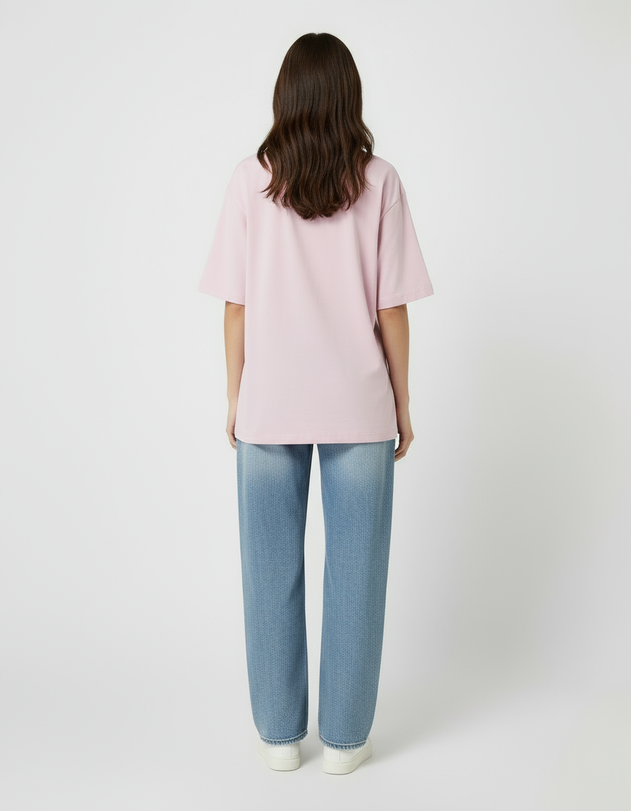 female Oversized Classic T-Shirt - VORTLEX CORE