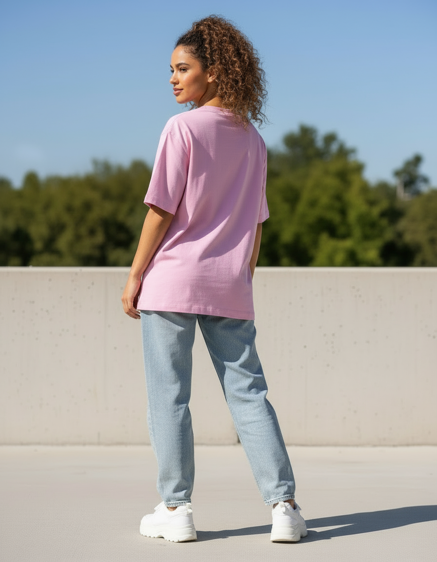 female Oversized Standard T-Shirt - VORTLEX CORE