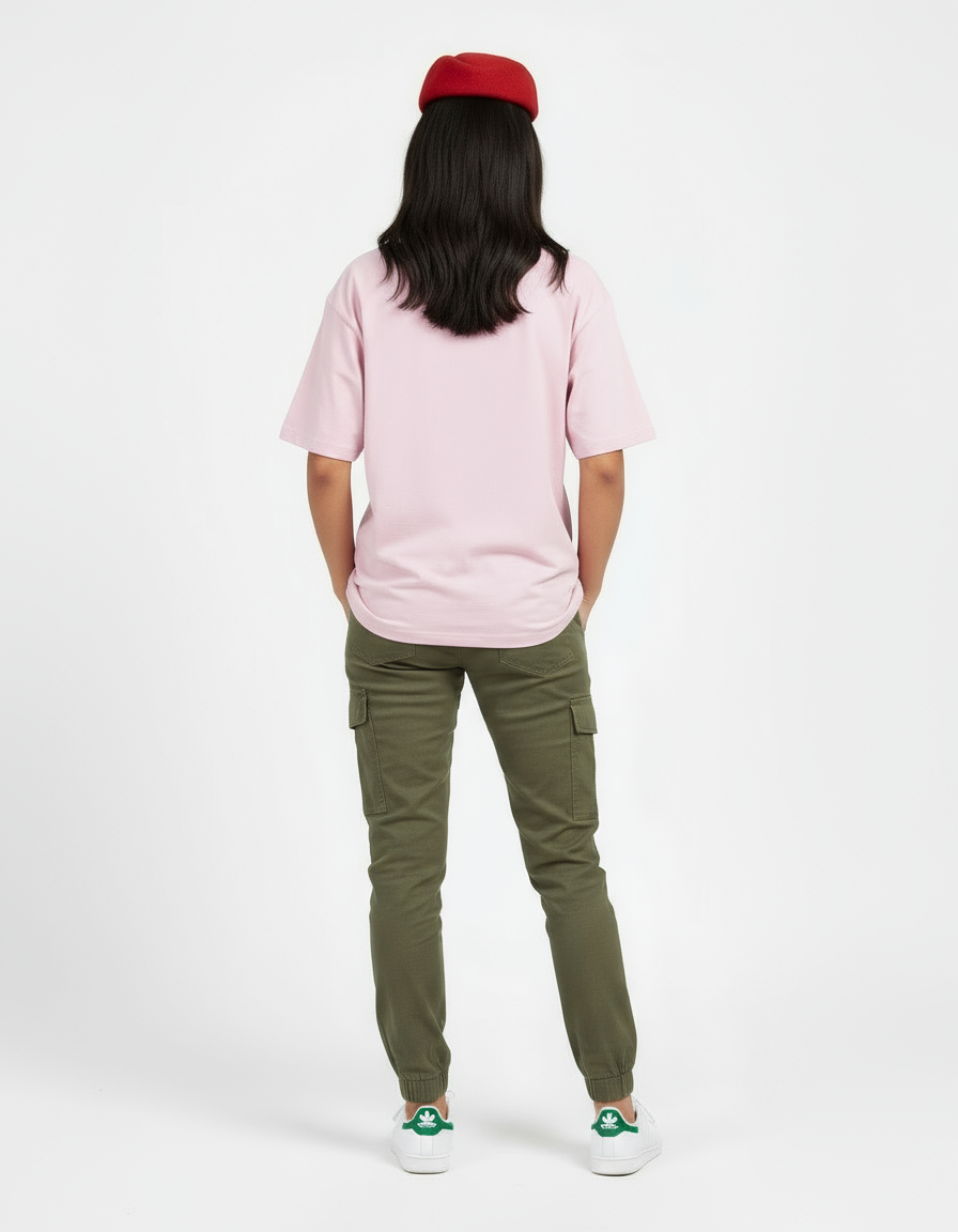 female Oversized Standard T-Shirt - VORTLEX CORE