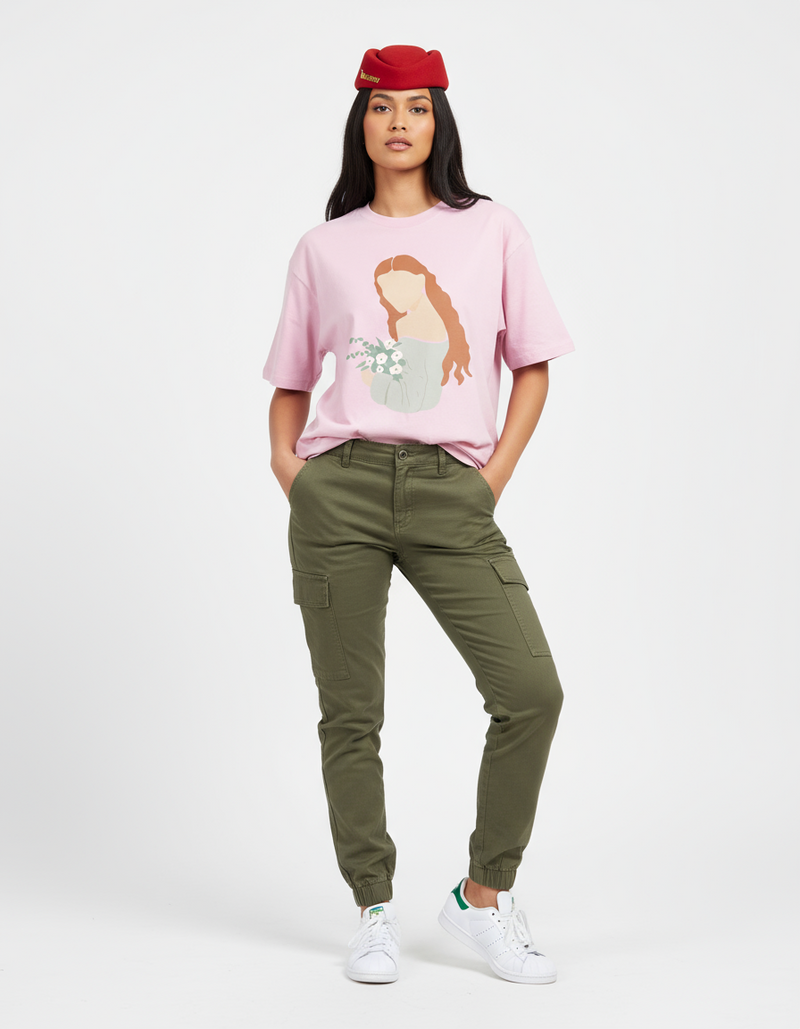 female Oversized Standard T-Shirt - VORTLEX CORE