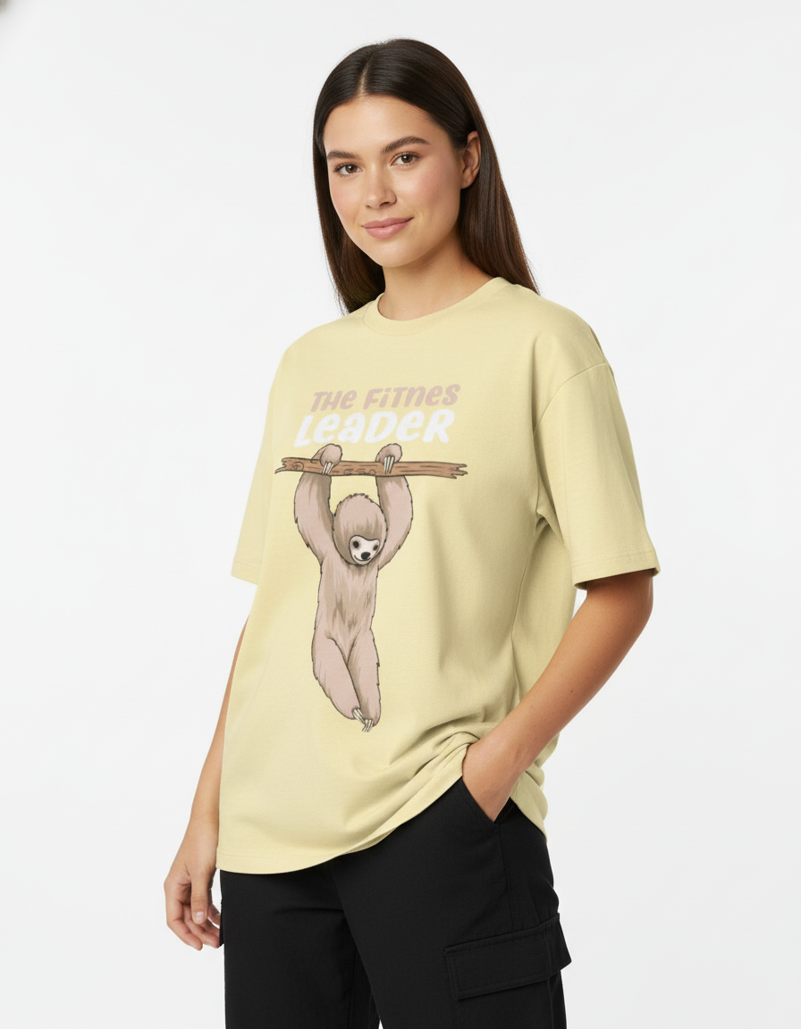 female Oversized Standard T-Shirt - VORTLEX CORE