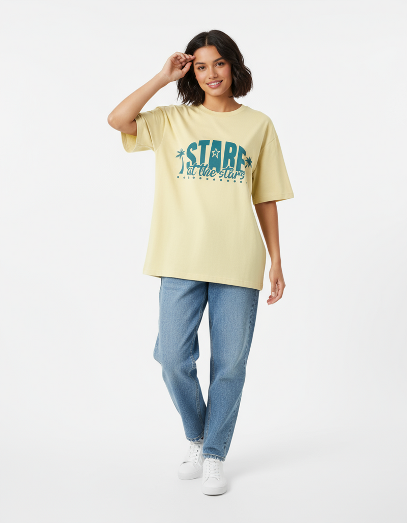 female Oversized Standard T-Shirt - VORTLEX CORE