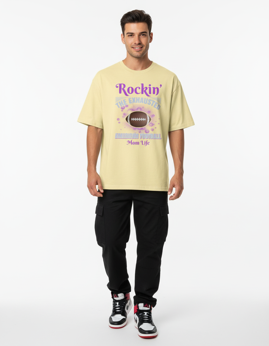 male Oversized Standard T-Shirt - VORTLEX CORE