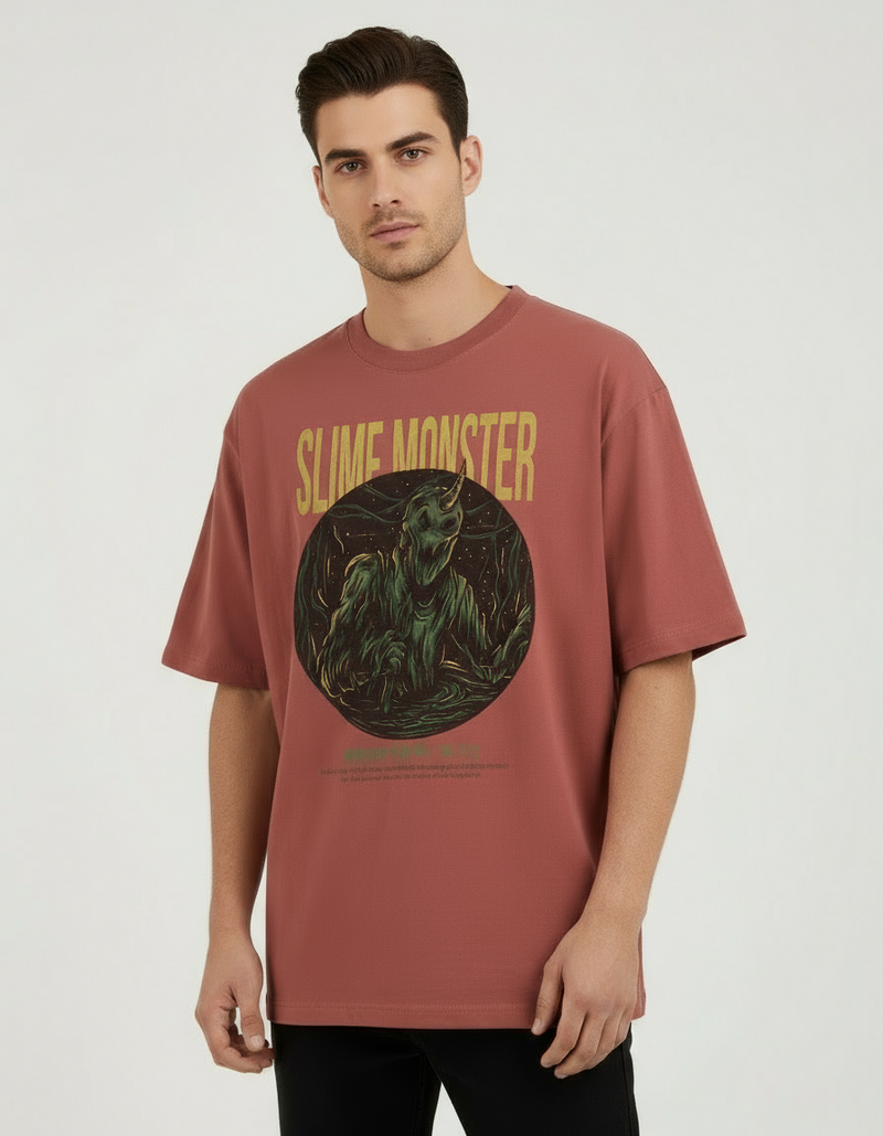 male Oversized Classic T-Shirt - VORTLEX CORE