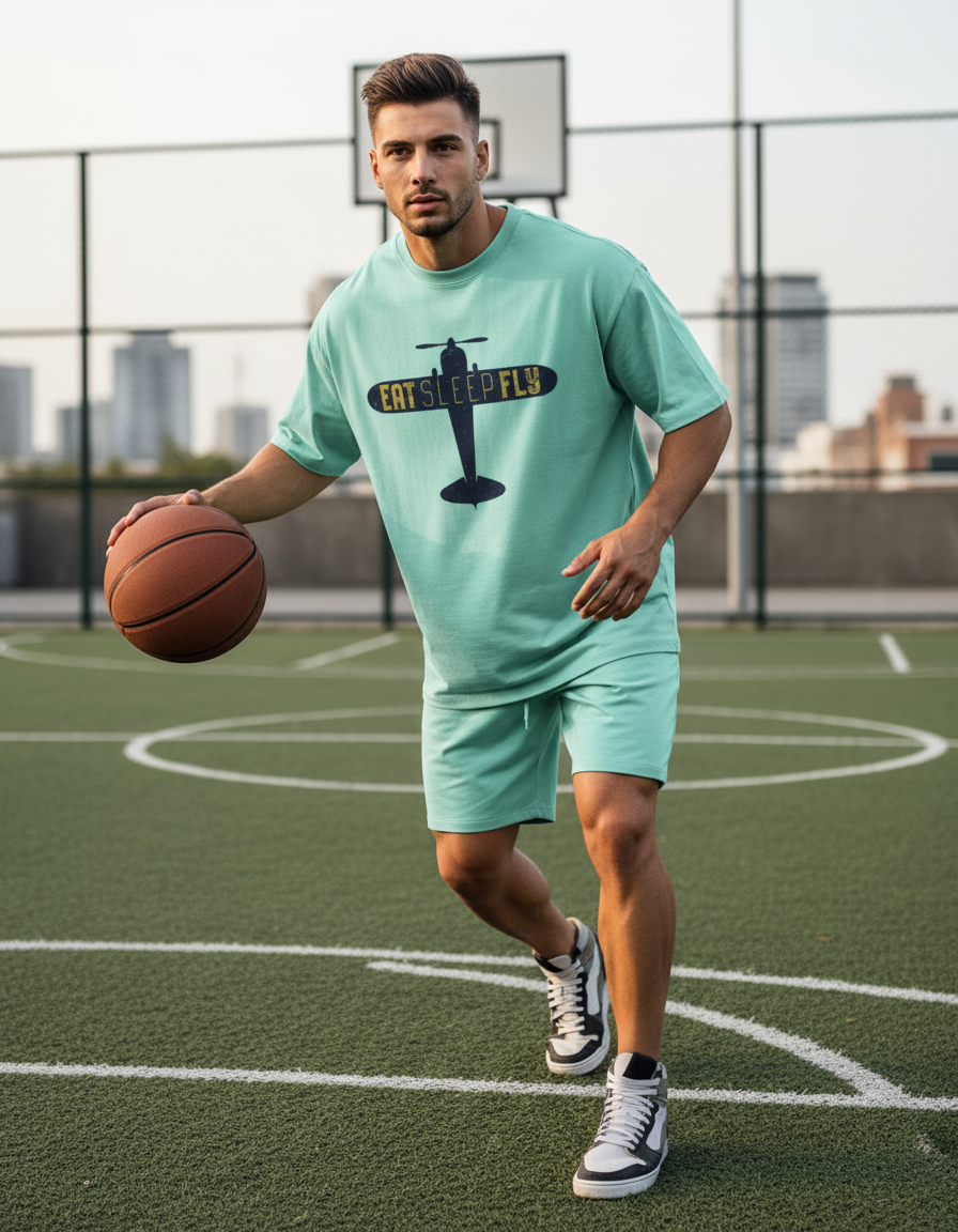 MALE Oversized Classic T-Shirt - VORTLEX CORE