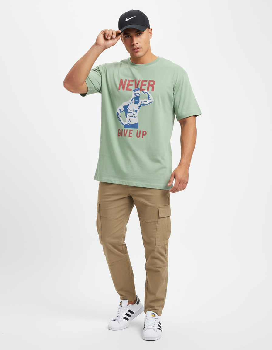 MALE Classic Crew T-Shirt - VORTLEX CORE