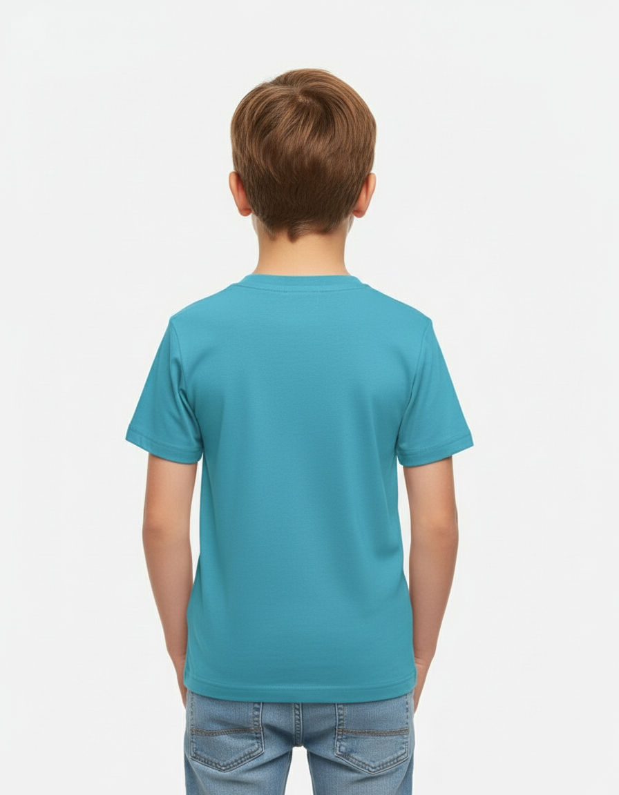 Boy's Crew Neck T-Shirt - VORTLEX CORE