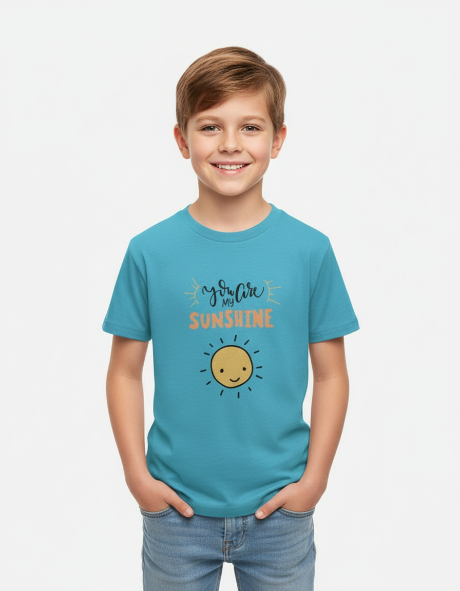 Boy's Crew Neck T-Shirt - VORTLEX CORE