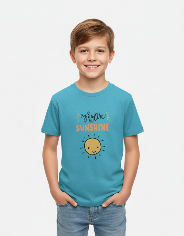 Boy's Crew Neck T-Shirt - VORTLEX CORE