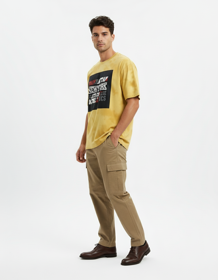 male Tie Dye Oversized T-Shirt - VORTLEX CORE