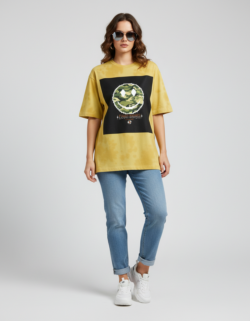 female Tie Dye Oversized T-Shirt