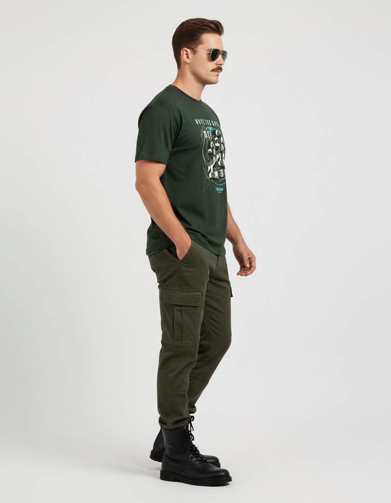 MALE Classic Crew T-Shirt - VORTLEX CORE