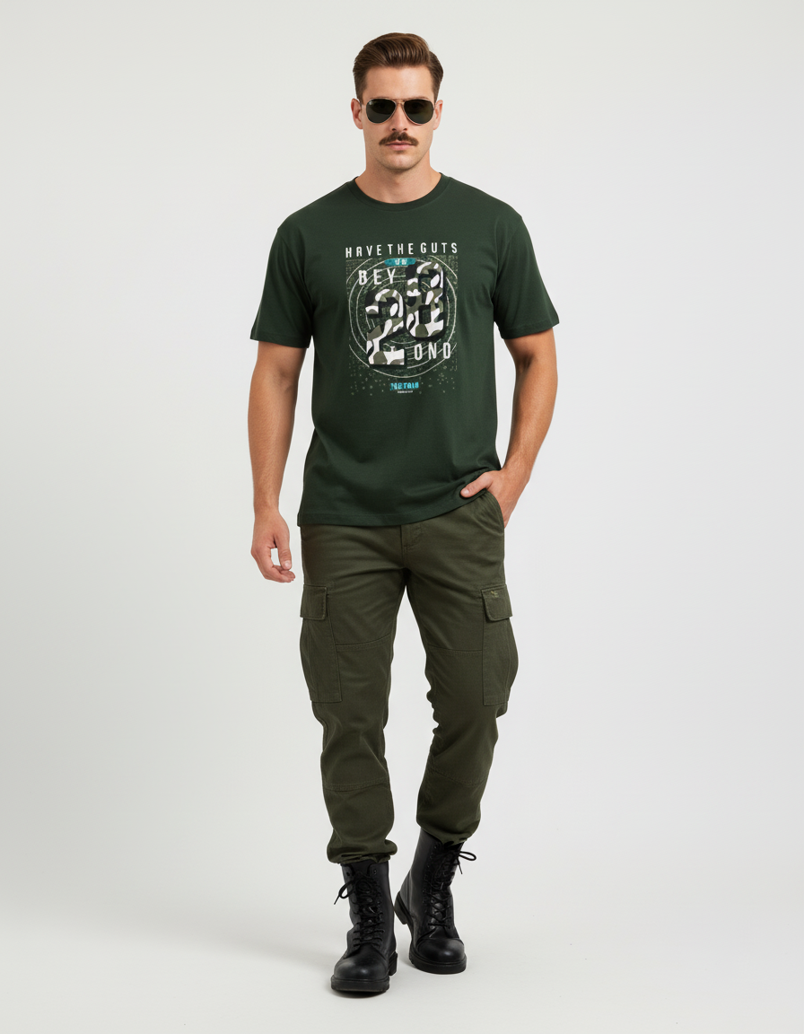 MALE Classic Crew T-Shirt - VORTLEX CORE