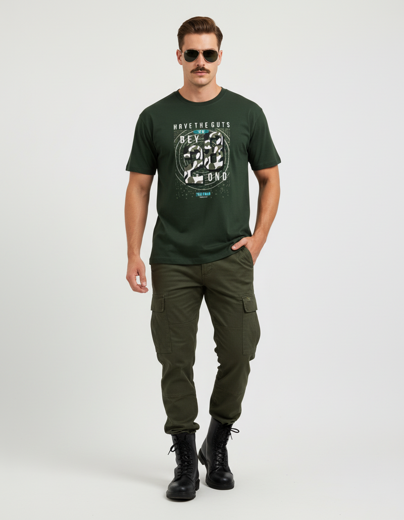 MALE Classic Crew T-Shirt - VORTLEX CORE