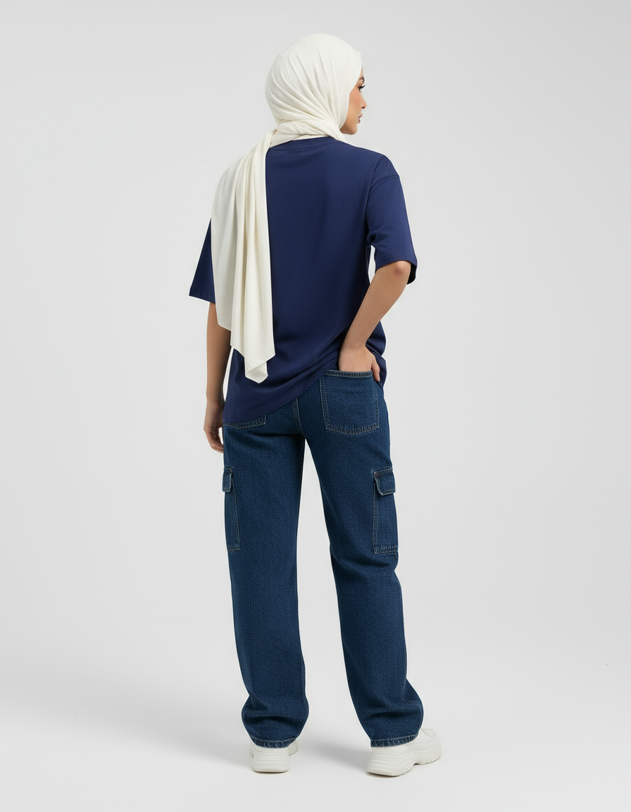 female Oversized Classic T-Shirt - VORTLEX CORE