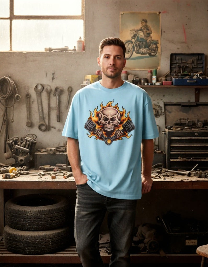 male Oversized Classic T-Shirt - VORTLEX CORE