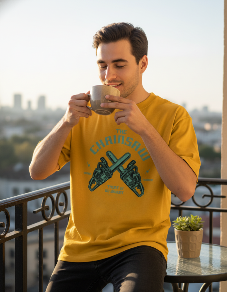 MALE Oversized Classic T-Shirt - VORTLEX CORE